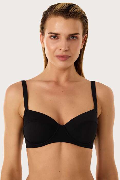 Ayyıldız 63565 Siyah Bikini Üstü - 1