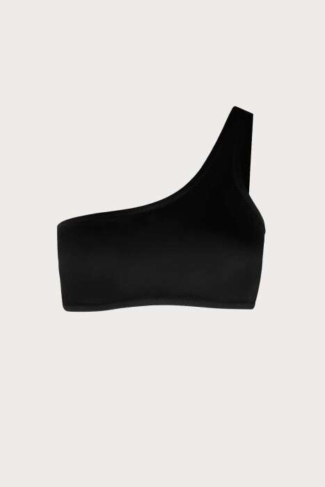 Ayyıldız 63566 Tek Omuz Siyah Bikini Üstü - 3