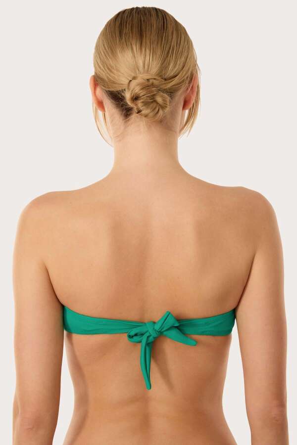 Ayyıldız 63567 Nil Yeşili Straplez Bikini Üstü - 2