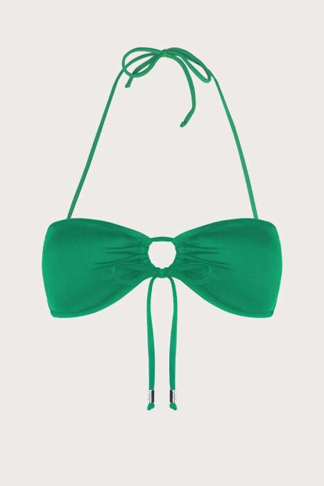 Ayyıldız 63567 Nil Yeşili Straplez Bikini Üstü - 3