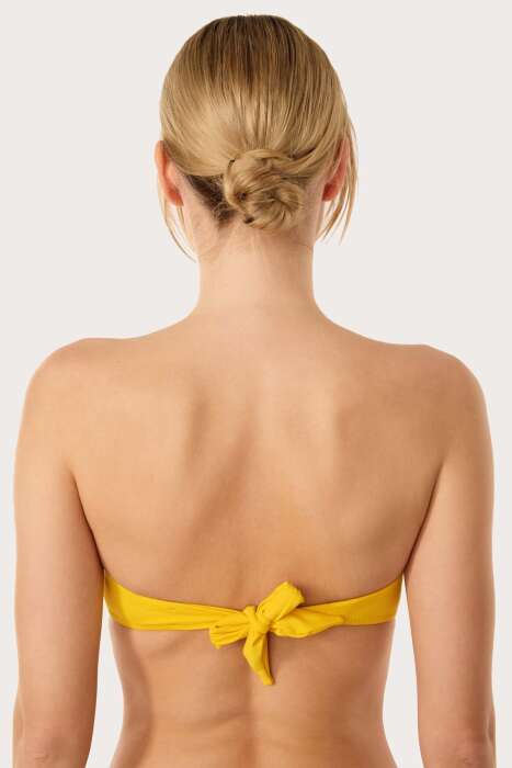 Ayyıldız 63567 Sarı Straplez Bikini Üstü - 2
