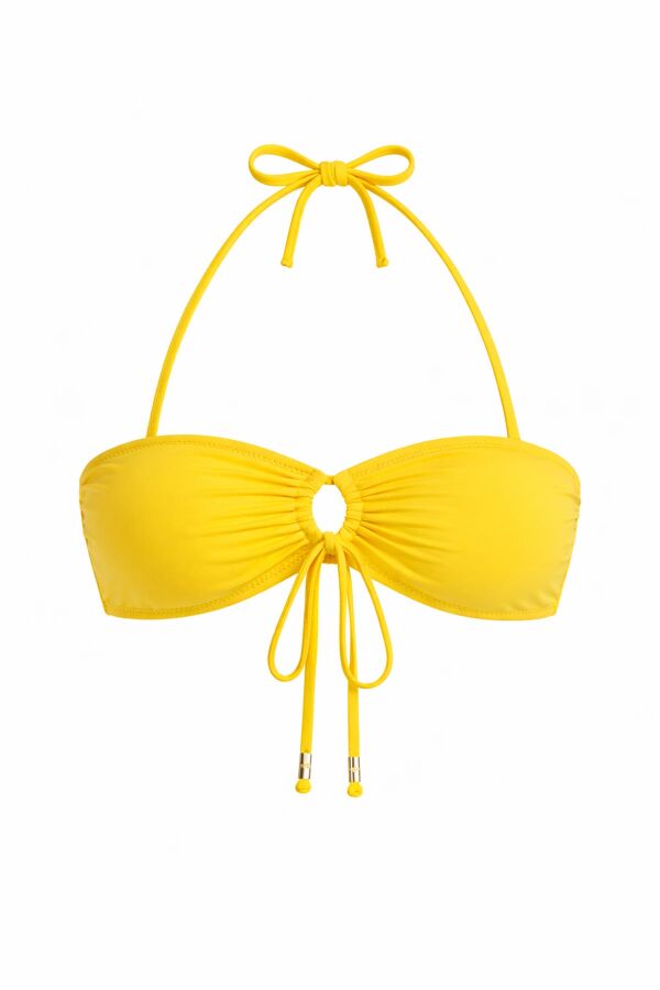 Ayyıldız 63567 Sarı Straplez Bikini Üstü - 3