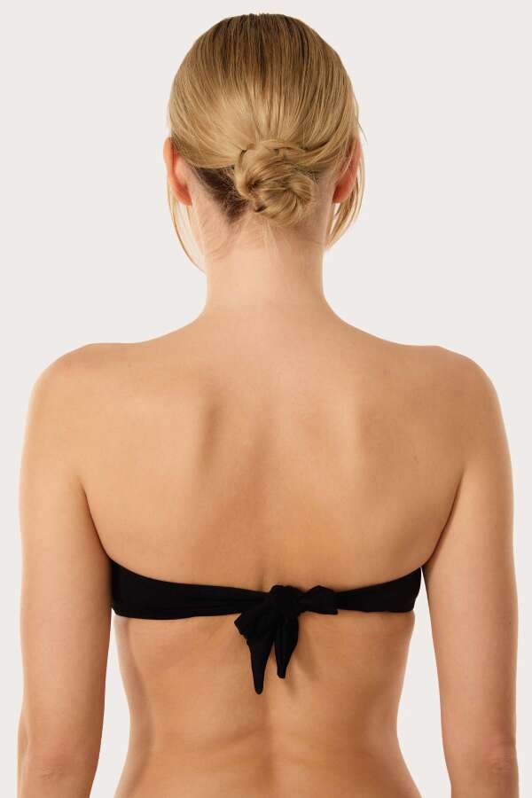 Ayyıldız 63567 Siyah Straplez Bikini Üstü - 2