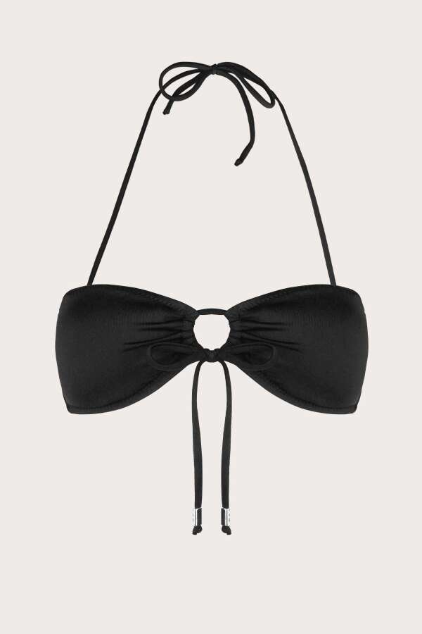 Ayyıldız 63567 Siyah Straplez Bikini Üstü - 3