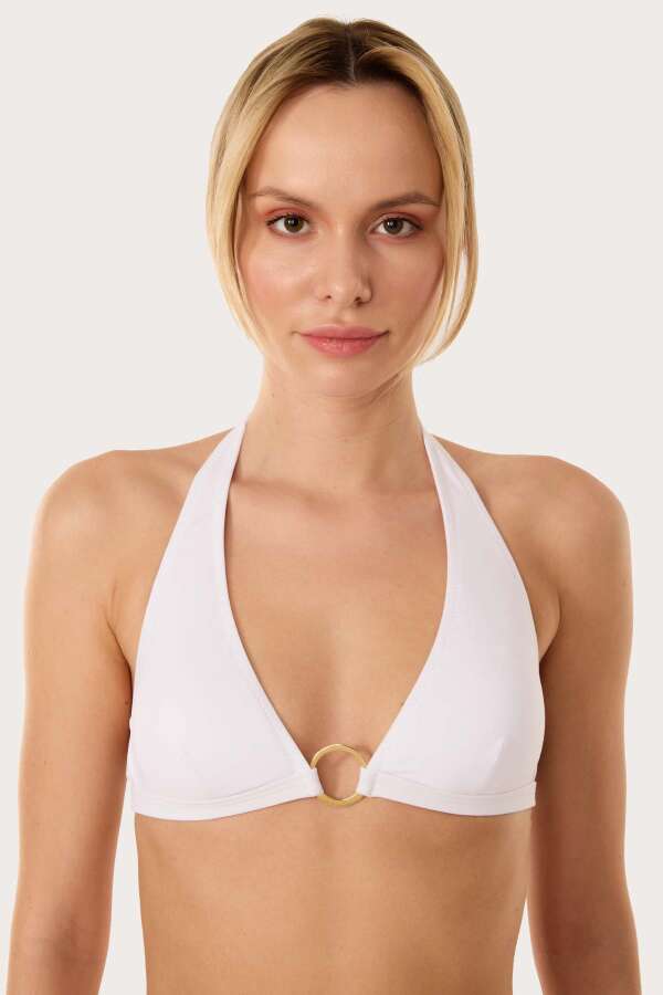 Ayyıldız 63568 Beyaz Bikini Üstü - 1