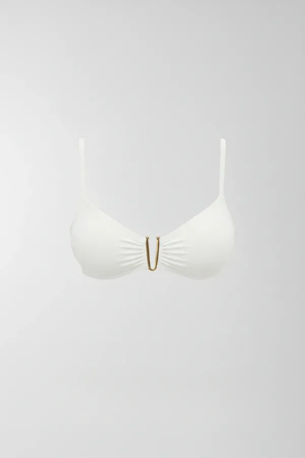 Ayyıldız 63574 Beyaz Bikini Üstü - 3