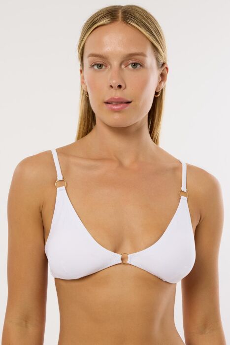 Ayyıldız 63575 Beyaz Bikini Üstü - AYYILDIZ