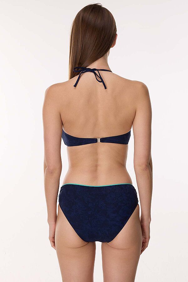 Ayyıldız 6500 Lacivert Straplez Bikini Takımı - 4