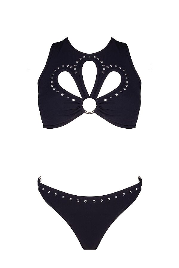 Ayyıldız 6509 Siyah Büstiyer Bikini Takımı - 5