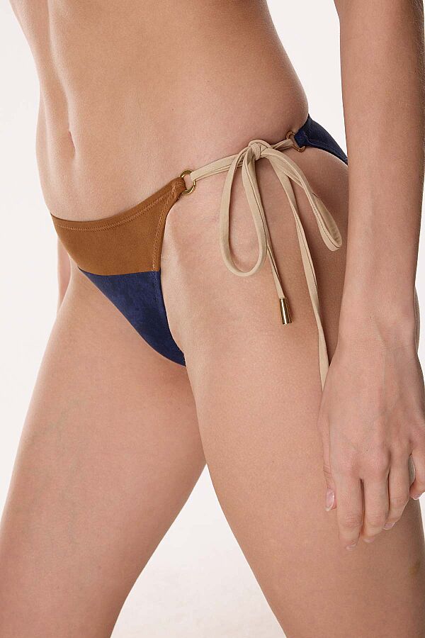 Ayyıldız 6511 Lacivert Üçgen Bikini Takımı - 2