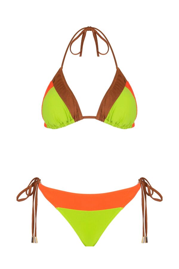 Ayyıldız 6511 Yeşil Üçgen Bikini Takımı - 5