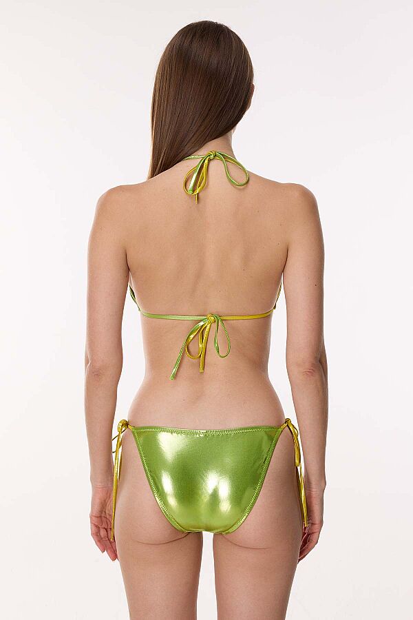 Ayyıldız 6643 Parlak Yeşil Fiyonklu Bikini Takımı - 3