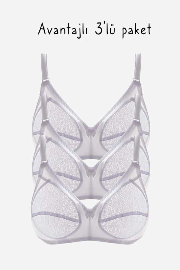 Ayyıldız 777 Beyaz Toparlayıcı Sütyen 3'lü Paket - 1