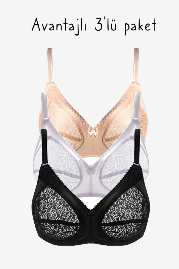 Ayyıldız 777 Toparlayıcı Sütyen 3'lü Paket - 1
