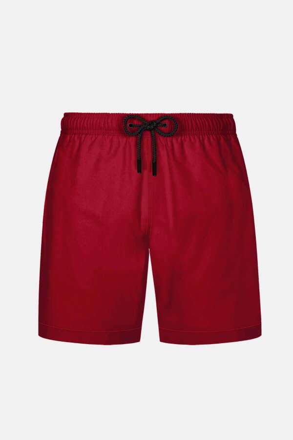 Ayyıldız 841 Erkek Koyu Kırmızı Deniz Şortu - 1