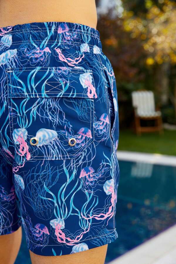 Ayyıldız 845 Erkek Lacivert Deniz Şortu - 2