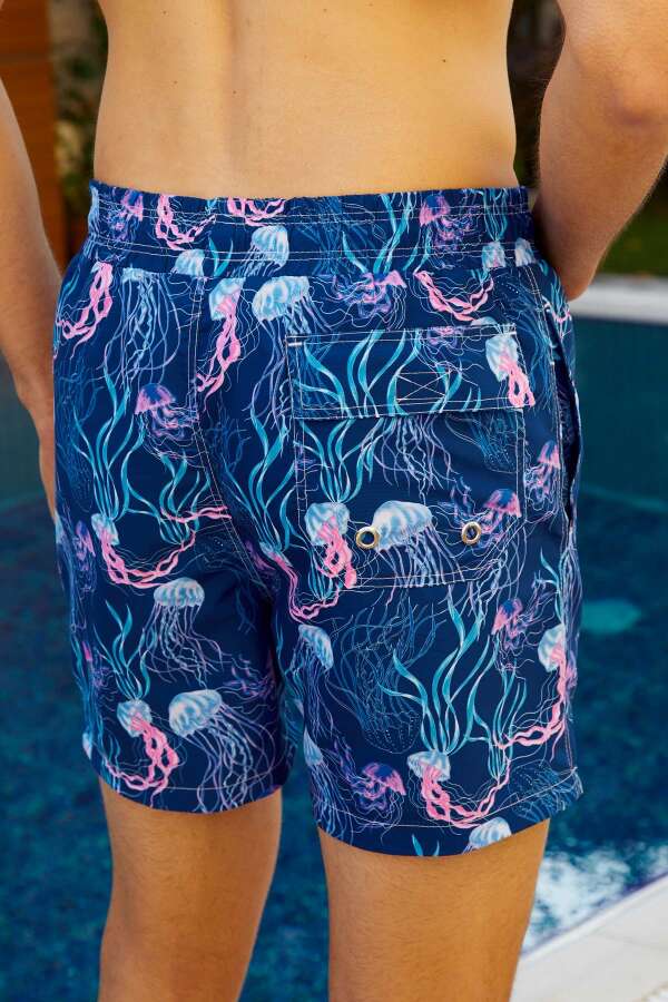 Ayyıldız 845 Erkek Lacivert Deniz Şortu - 3