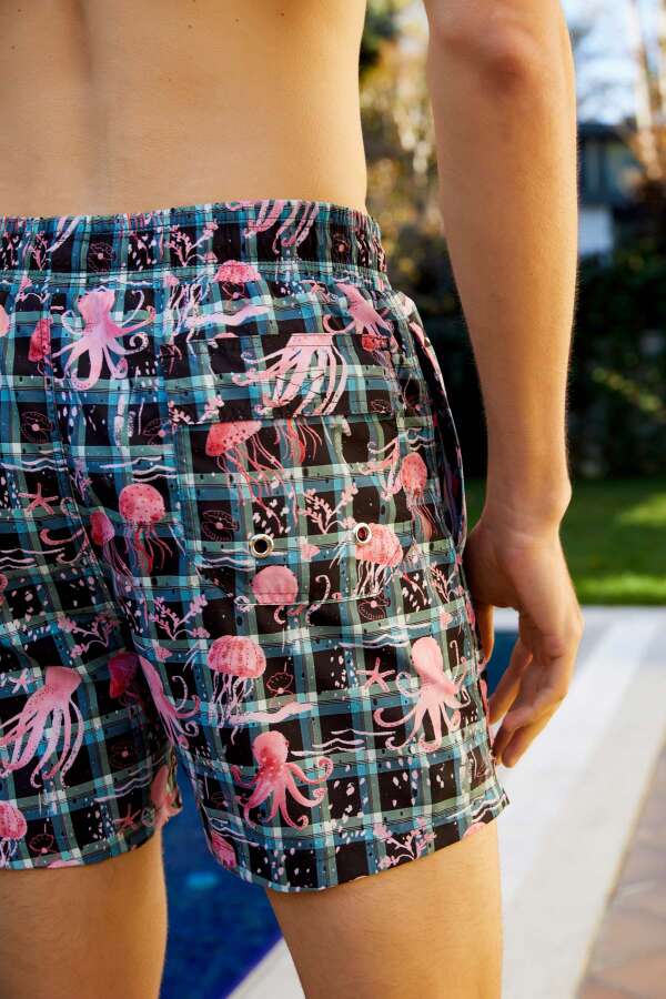 Ayyıldız 845 Erkek Pembe Deniz Şortu - 2