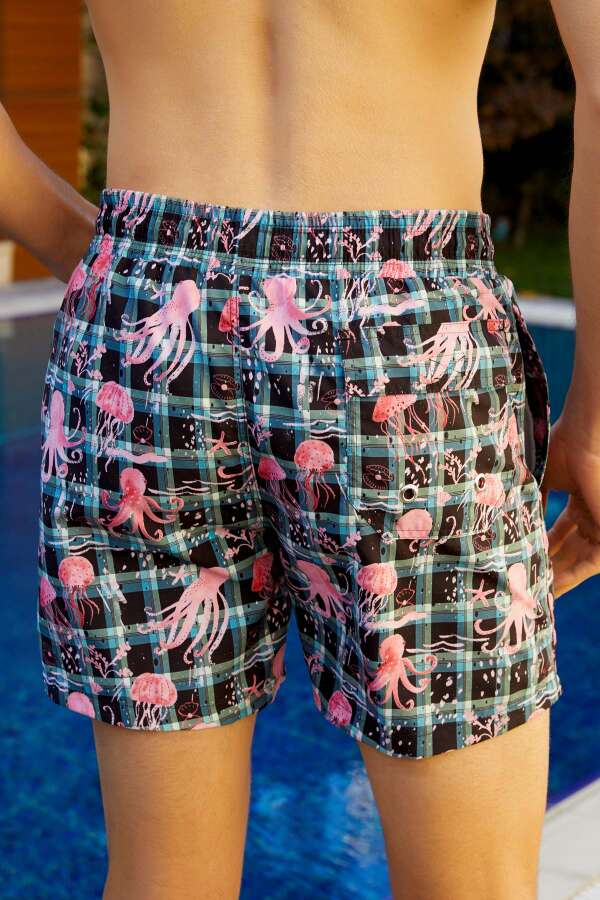 Ayyıldız 845 Erkek Pembe Deniz Şortu - 3