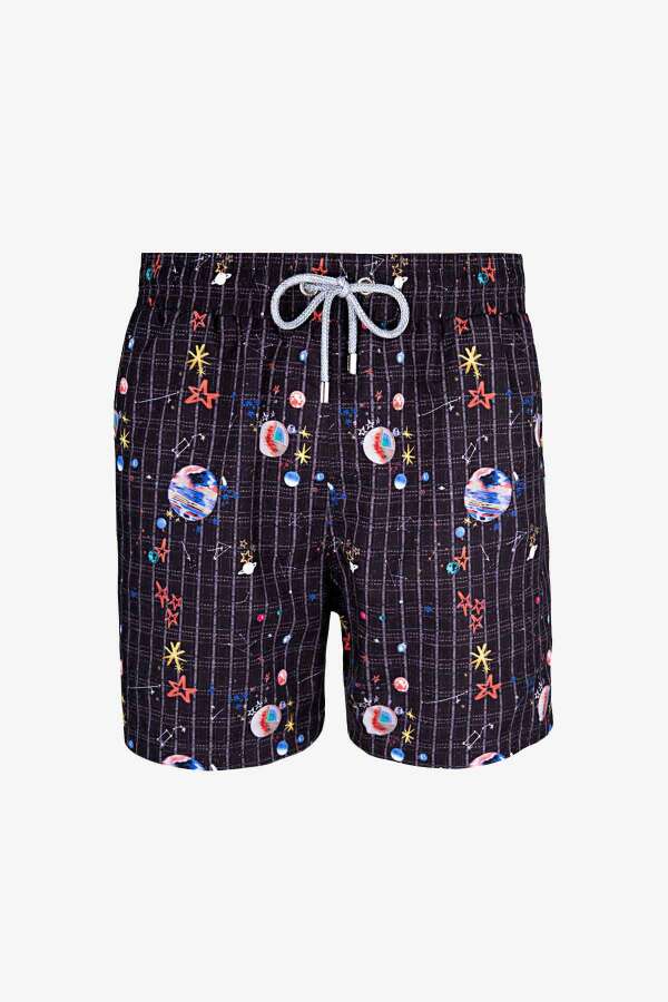 Ayyıldız 845 Erkek Siyah Deniz Şortu - 3