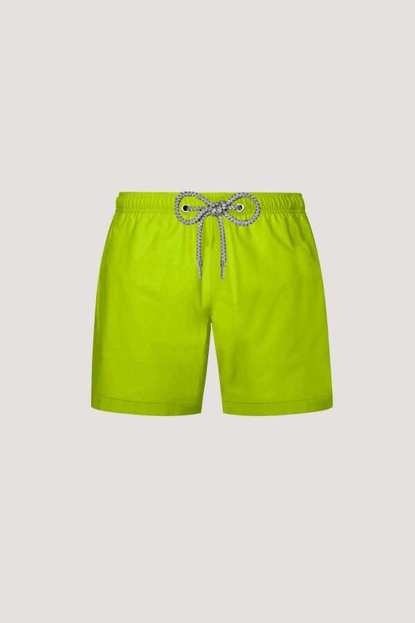 Ayyıldız 104 Fıstık Yeşili Erkek Çocuk Deniz Şortu - 1