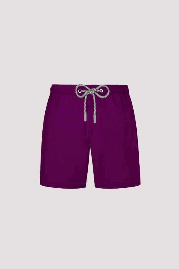 Ayyıldız 104 Mürdüm Erkek Çocuk Deniz Şortu - 1