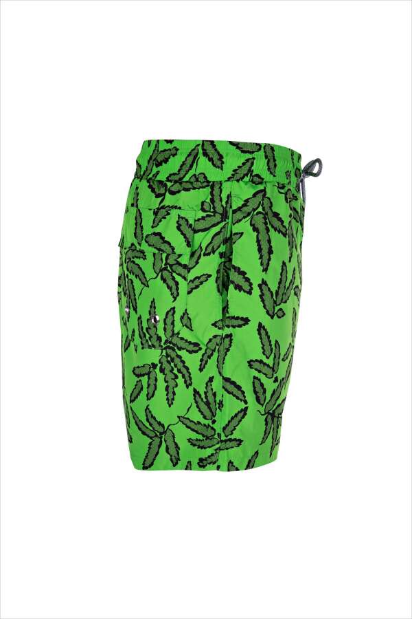 Ayyıldız 1845-SS Yeşil Yapraklı Erkek Deniz Şortu - 2