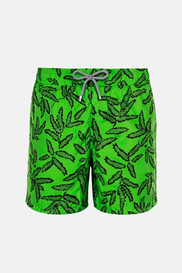 Ayyıldız 1845-SS Yeşil Yapraklı Erkek Deniz Şortu - 1