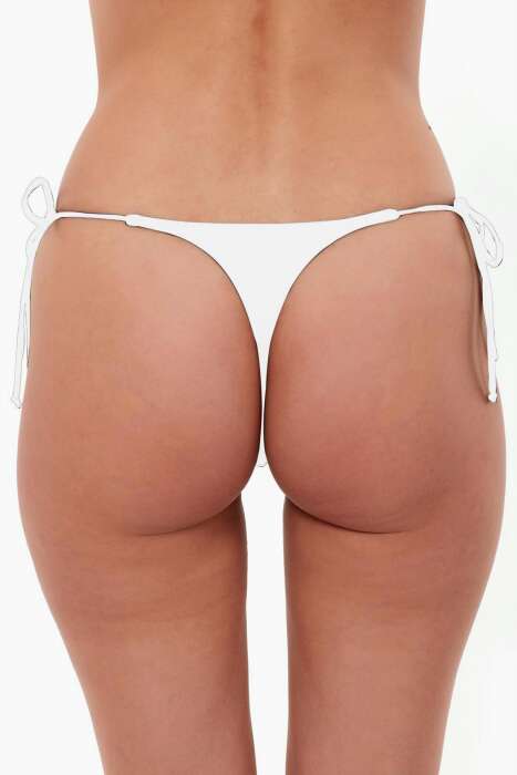Ayyıldız 63005 Beyaz String Bikini Altı - 2