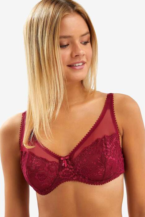 Ayyıldız 3647 Bordo Toparlayıcı Sütyen - 1