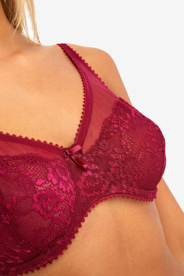 Ayyıldız 3647 Bordo Toparlayıcı Sütyen - 2