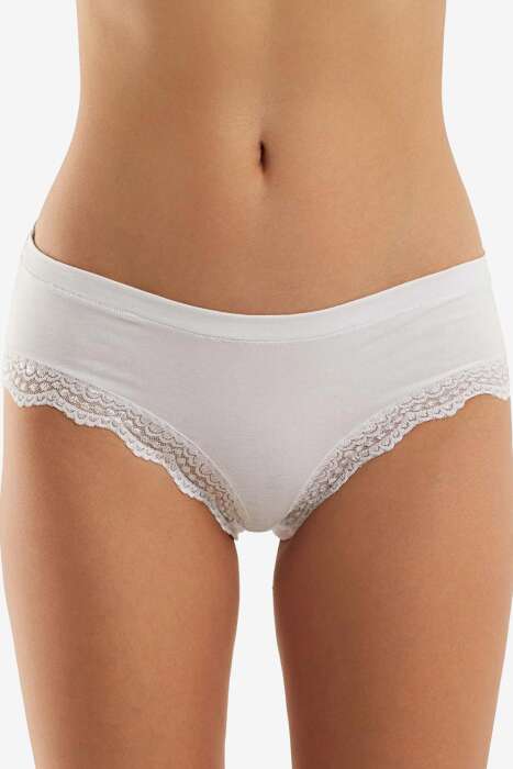 Ayyıldız 2035 Beyaz Yüksek Bel Külot - 1