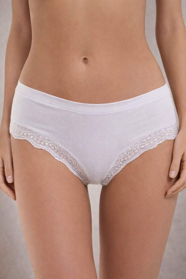 Ayyıldız 2035 Beyaz Yüksek Bel Külot - 1