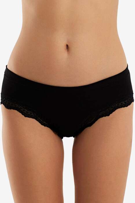 Ayyıldız 2035 Siyah Yüksek Bel Külot - 1