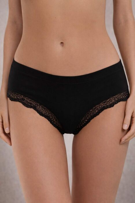 Ayyıldız 2035 Siyah Yüksek Bel Külot - AYYILDIZ