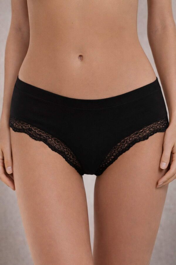 Ayyıldız 2035 Siyah Yüksek Bel Külot - 1