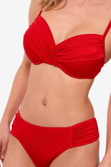 Ayyıldız 40705 Kırmızı Toparlayıcı Bikini Takımı - 2