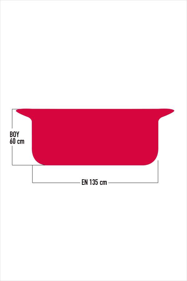 Ayyıldız 3860 Kırmızı Pareo - 3