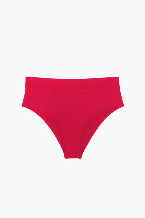 Ayyıldız 63053 Kırmızı Yüksek Bel Bikini Altı - 3