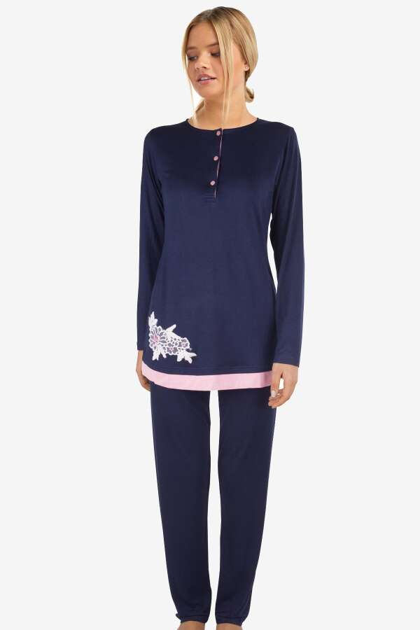 Ayyıldız 59523 Lacivert Pijama Takımı - 1