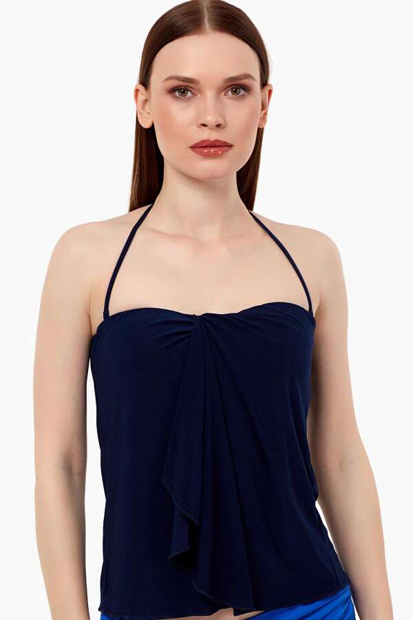 Ayyıldız 63550 Lacivert Straplez Tankini Üstü - 2