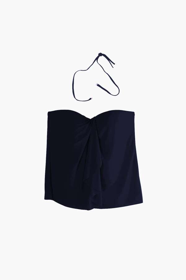 Ayyıldız 63550 Lacivert Straplez Tankini Üstü - 4