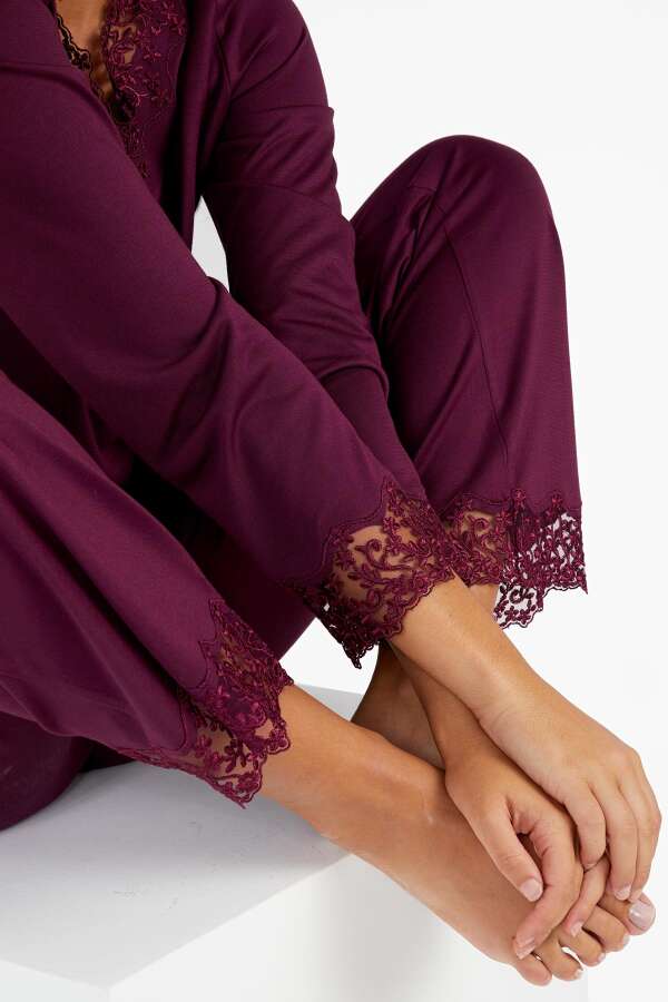 Ayyıldız 4005 Mürdüm Pijama Takımı. 3 Ayyıldız 4005 Mürdüm Pijama Takımı. 3