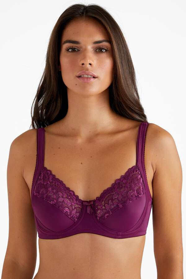 Ayyıldız 3641 Mürdüm Toparlayıcı Sütyen - 1