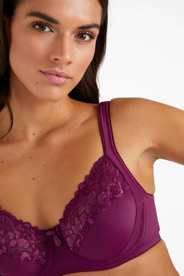 Ayyıldız 3641 Mürdüm Toparlayıcı Sütyen - 2