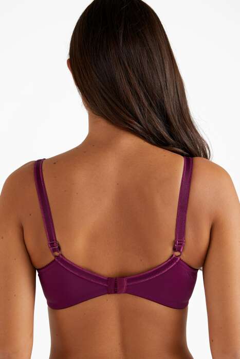 Ayyıldız 3641 Mürdüm Toparlayıcı Sütyen - 3