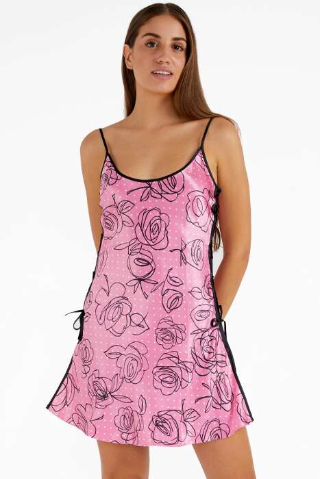 Ayyıldız 2415 Pembe Gecelik - 1