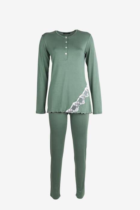Ayyıldız 59522 Yeşil Pijama Takımı - 2