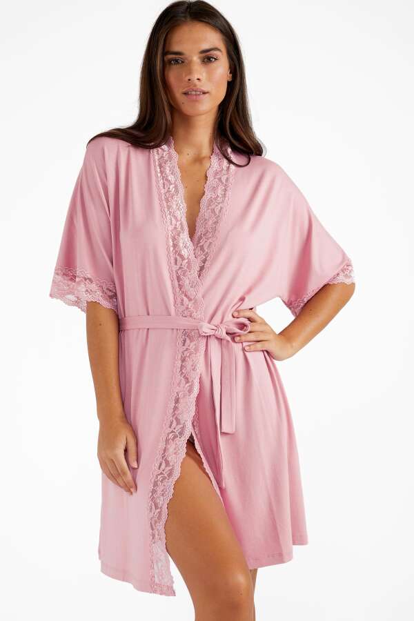 Ayyıldız 59441 Pudra Penye Sabahlık - 1