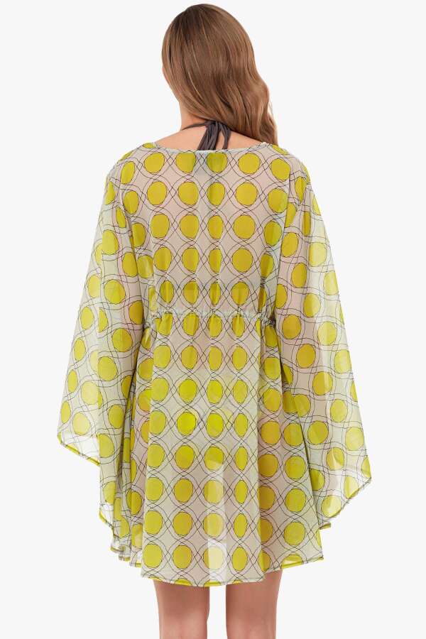 Ayyıldız 1801 Sarı Plaj Elbisesi - 2